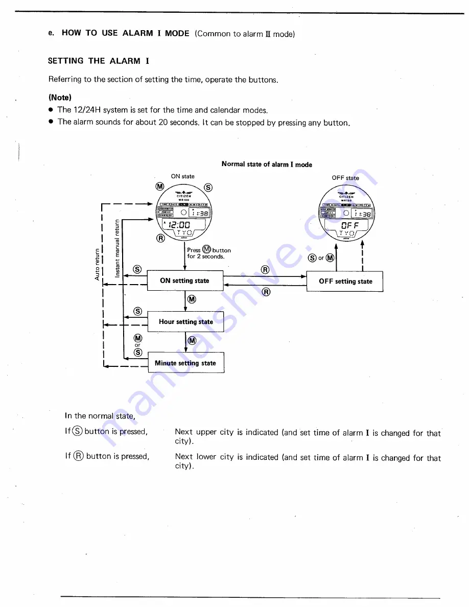 Citizen C050 Technical Information Download Page 35