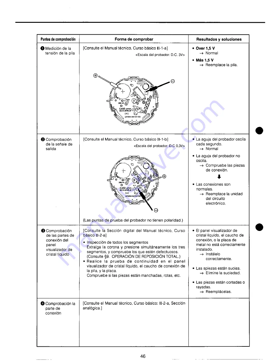 Citizen C440 Скачать руководство пользователя страница 48