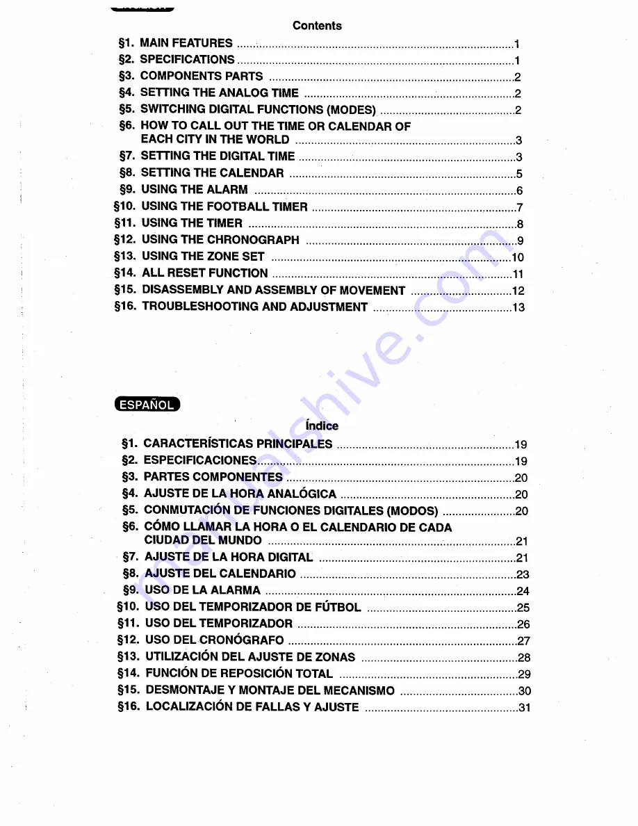 Citizen C470 Technical Information Download Page 2