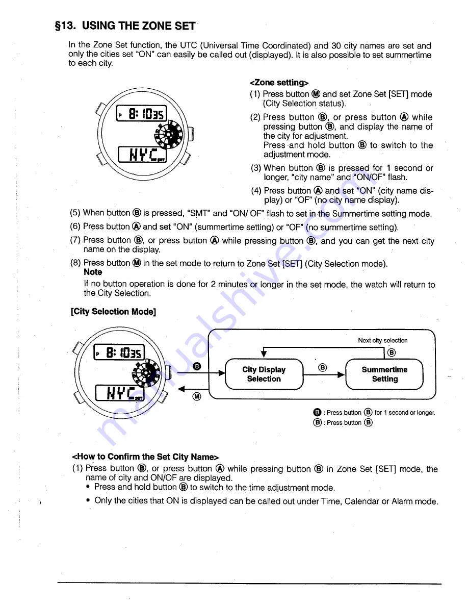 Citizen C470 Technical Information Download Page 12