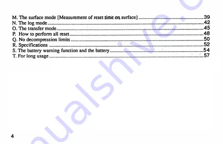 Citizen HYPER AQUALAND Instruction Manual Download Page 5