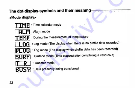 Citizen HYPER AQUALAND Instruction Manual Download Page 23