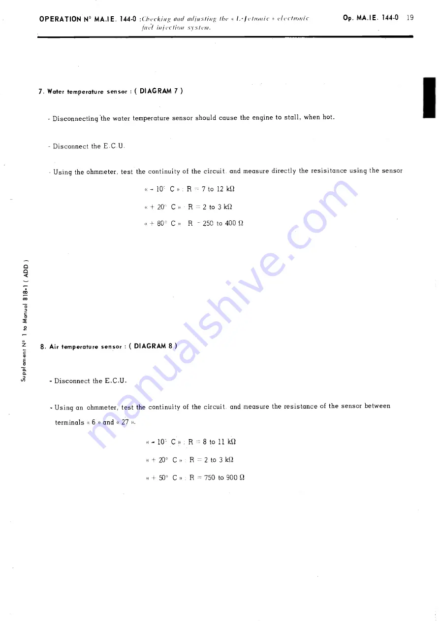 CITROEN CX Repair Manual Download Page 139