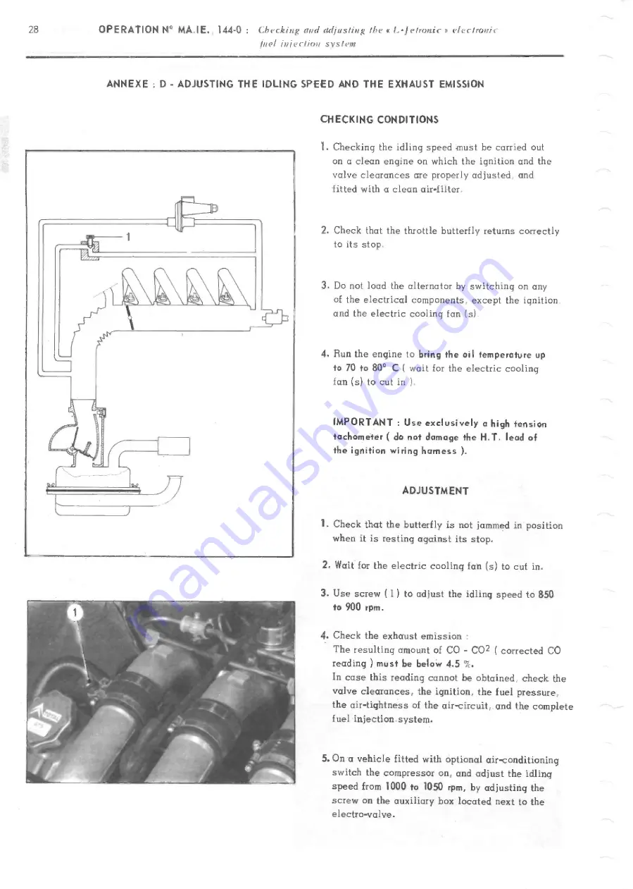 CITROEN CX Repair Manual Download Page 149