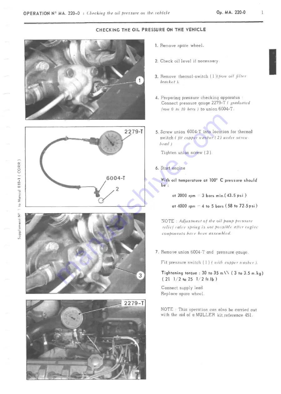 CITROEN CX Repair Manual Download Page 165