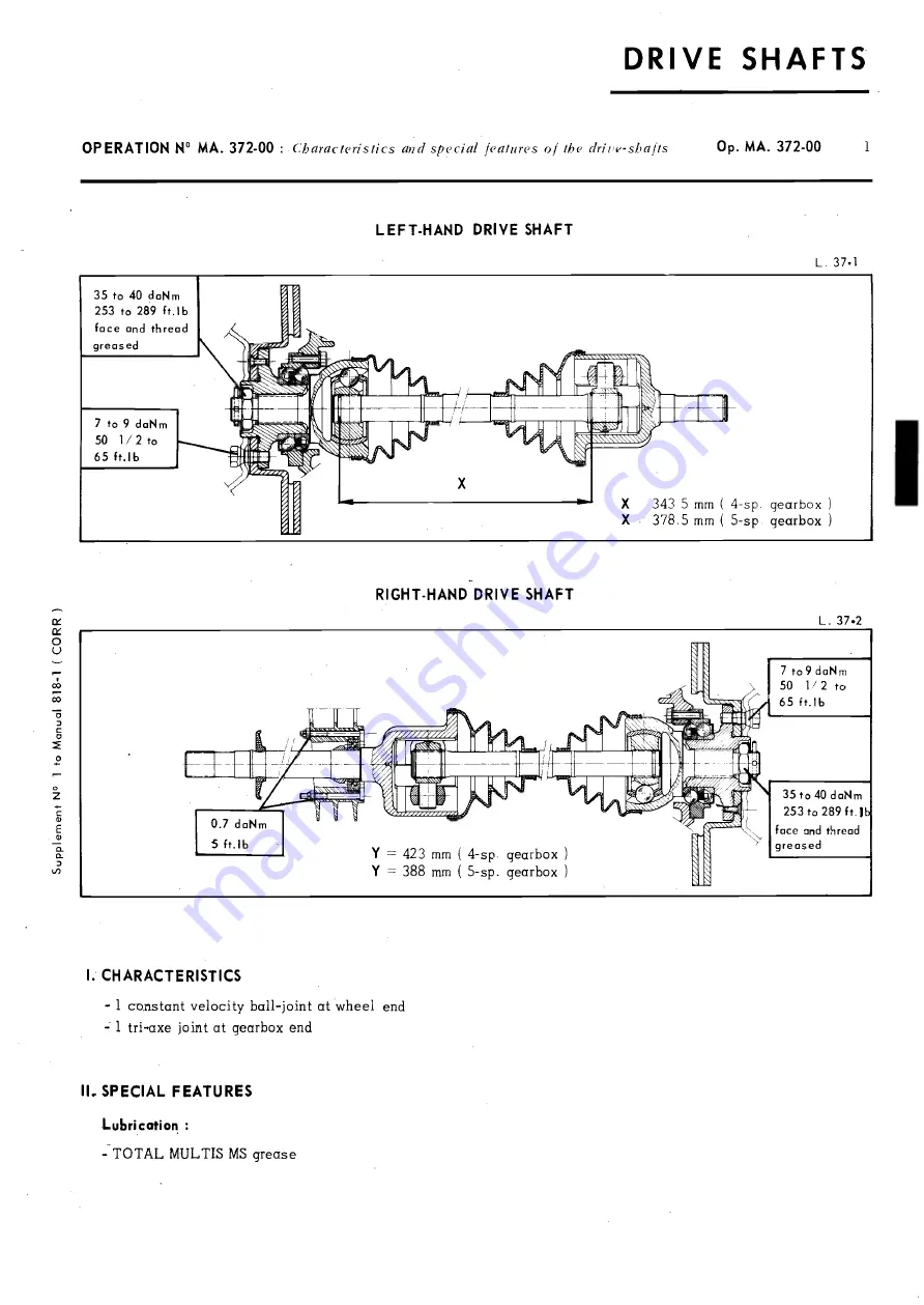 CITROEN CX Repair Manual Download Page 208