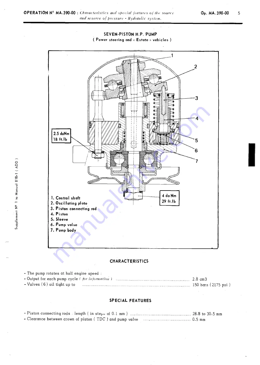 CITROEN CX Repair Manual Download Page 213