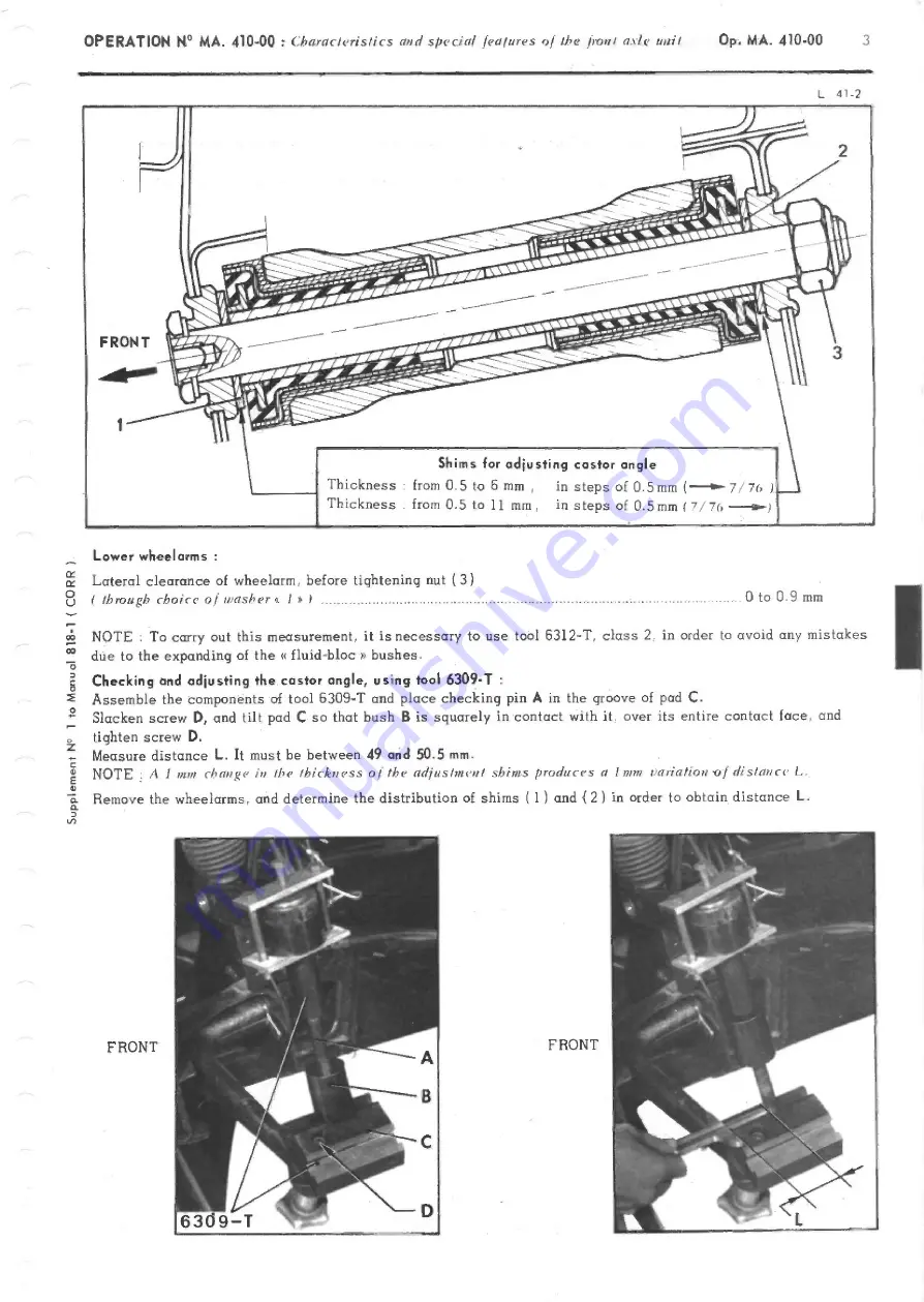 CITROEN CX Repair Manual Download Page 234