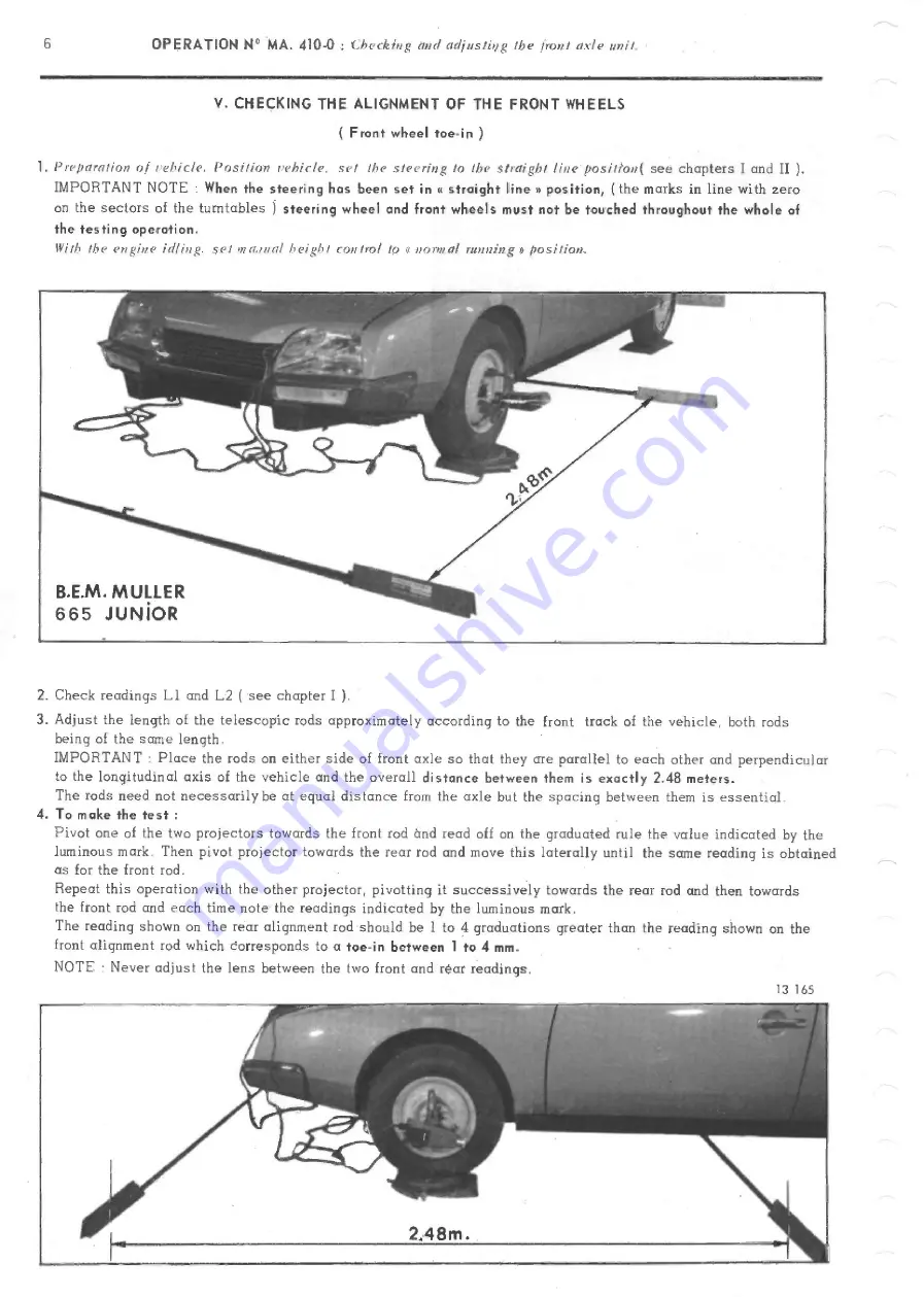 CITROEN CX Скачать руководство пользователя страница 241