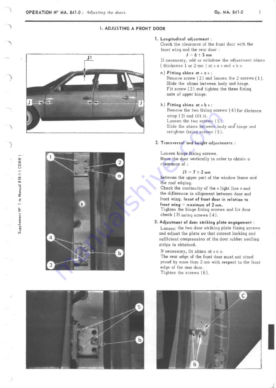 CITROEN CX Скачать руководство пользователя страница 384