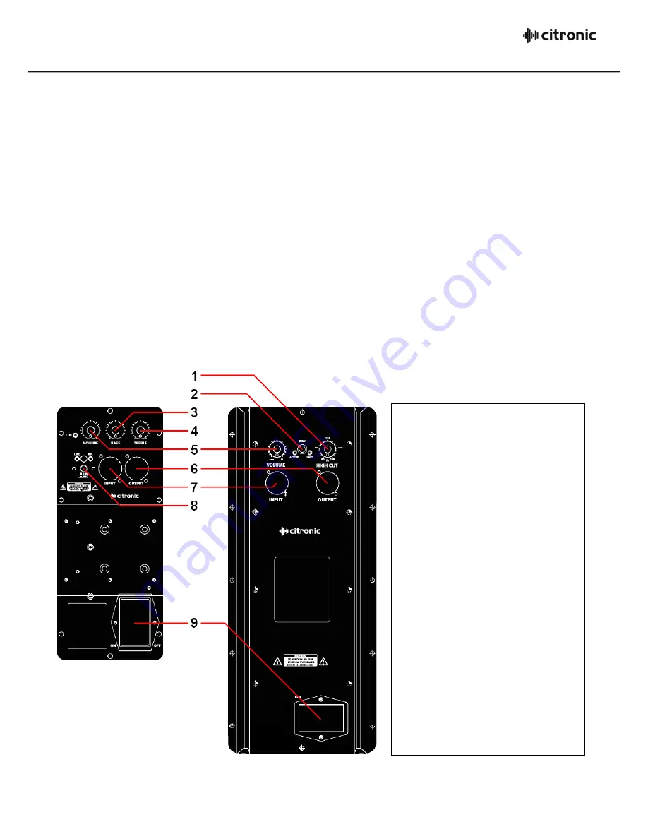 Citronic CT ACTIVE Скачать руководство пользователя страница 2