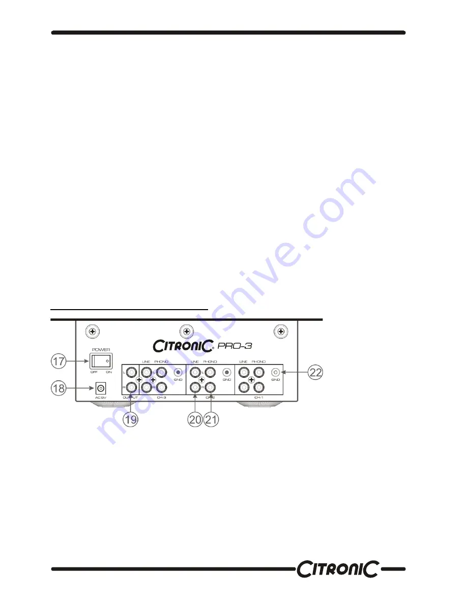 Citronic PRO-3 Скачать руководство пользователя страница 4