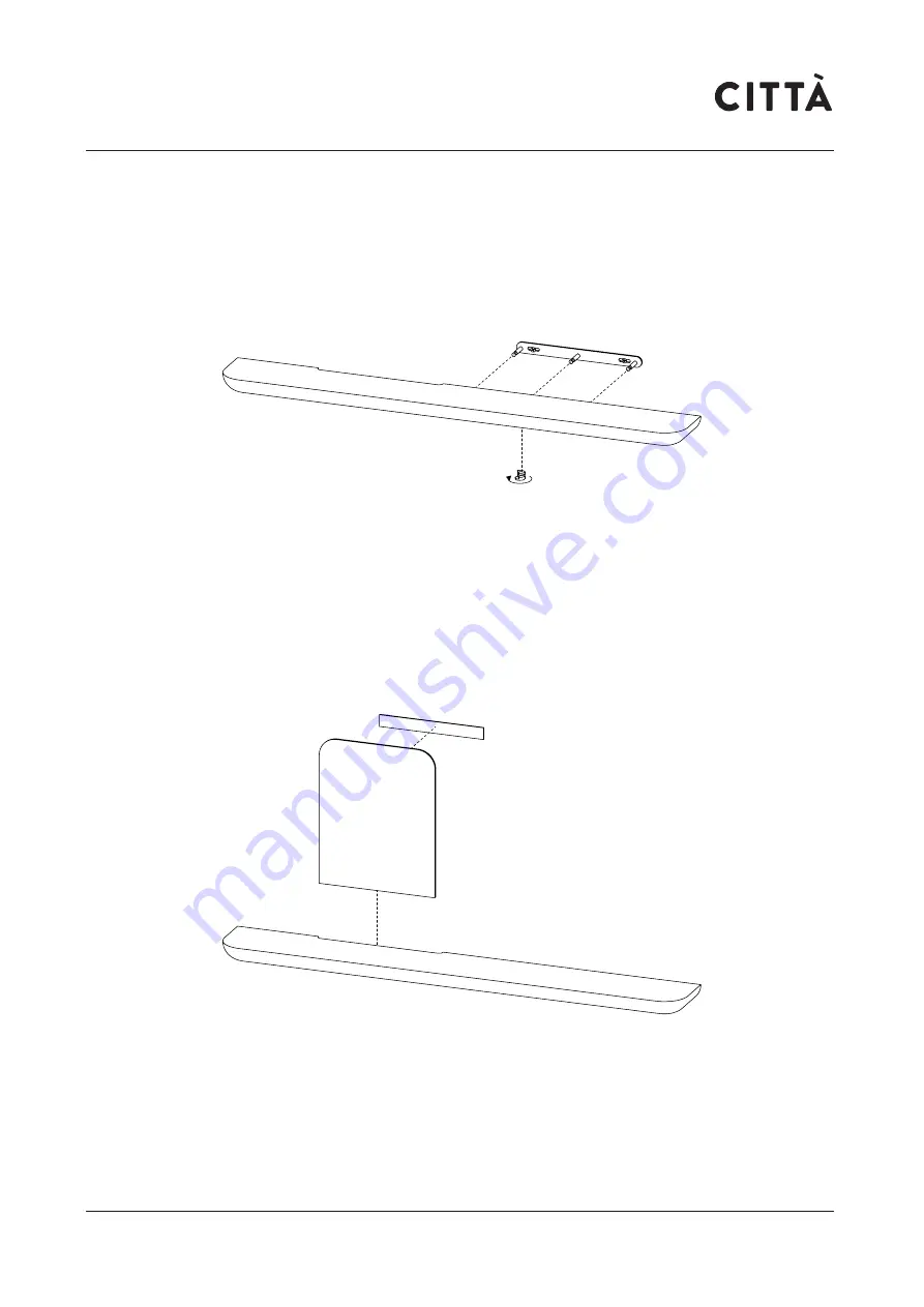 Citta RADIAL FLOATING SHELF Installation Instructions Download Page 2