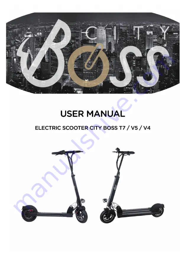 CITY BOSS T7 User Manual Download Page 1