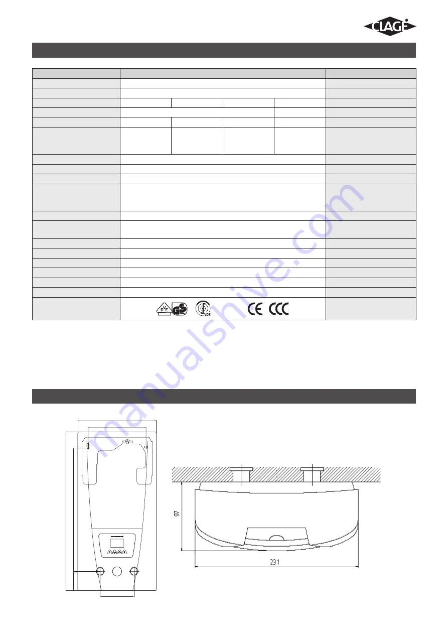 clage 34227 Скачать руководство пользователя страница 5