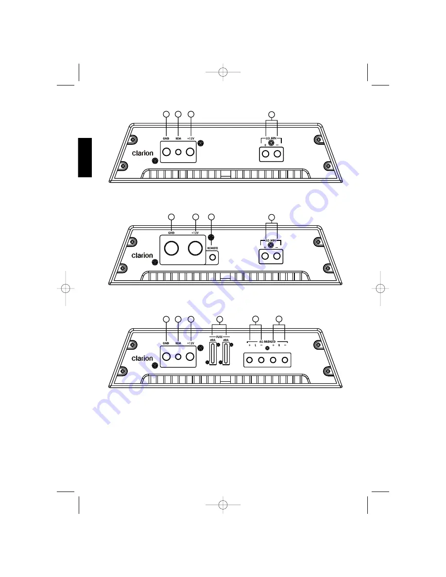 Clarion APX2181 Owner'S Manual Download Page 14