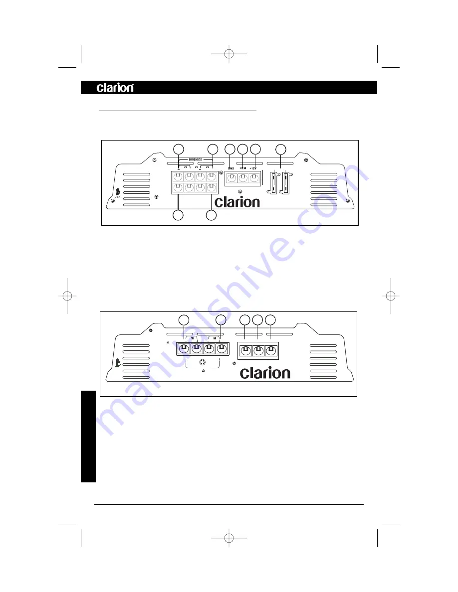 Clarion APX320.2 Owners & Installation Manual Download Page 10