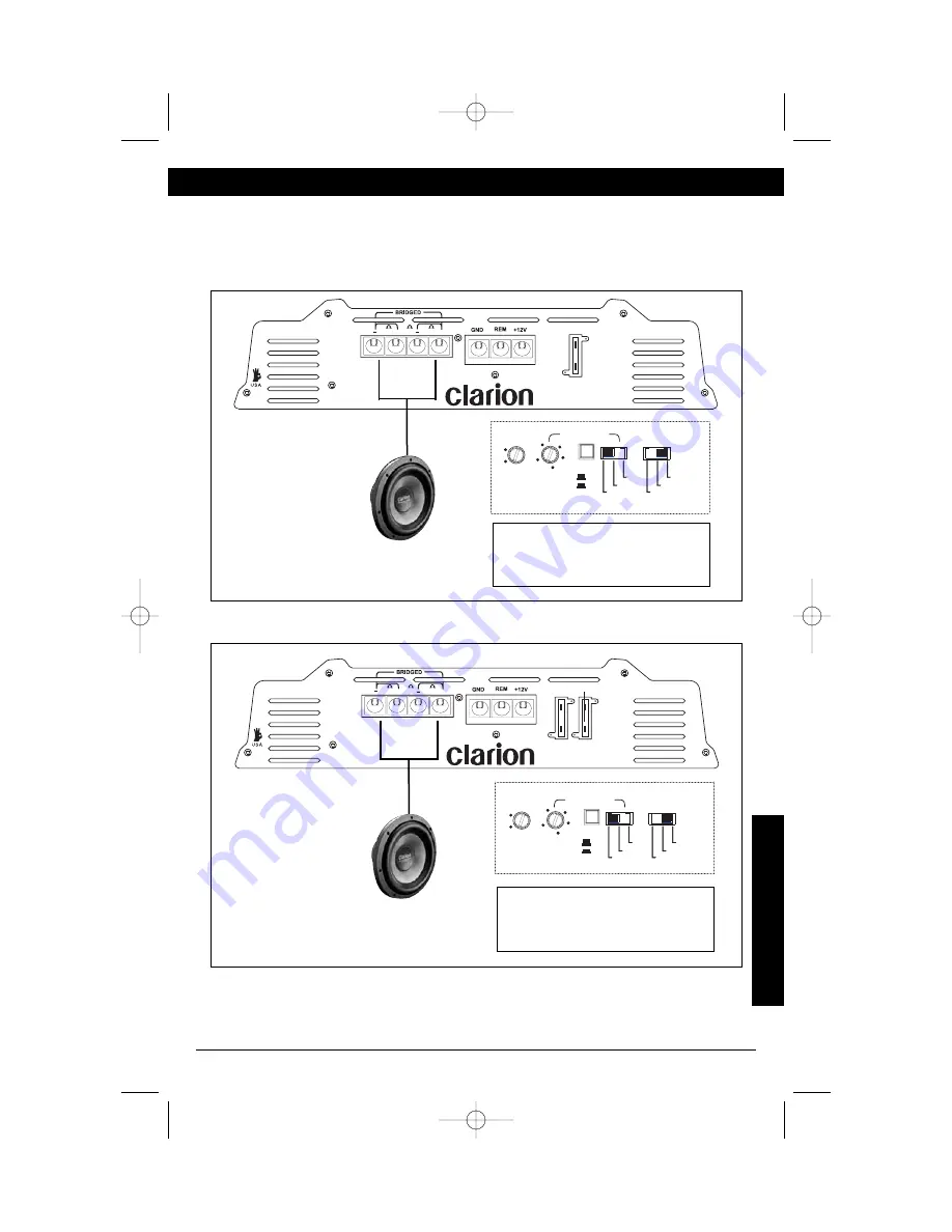 Clarion APX320.2 Owners & Installation Manual Download Page 11