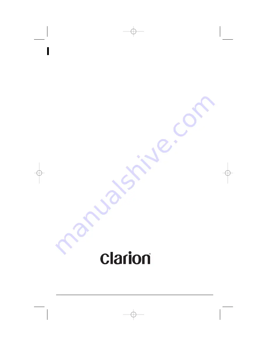 Clarion APX320.2 Owners & Installation Manual Download Page 19