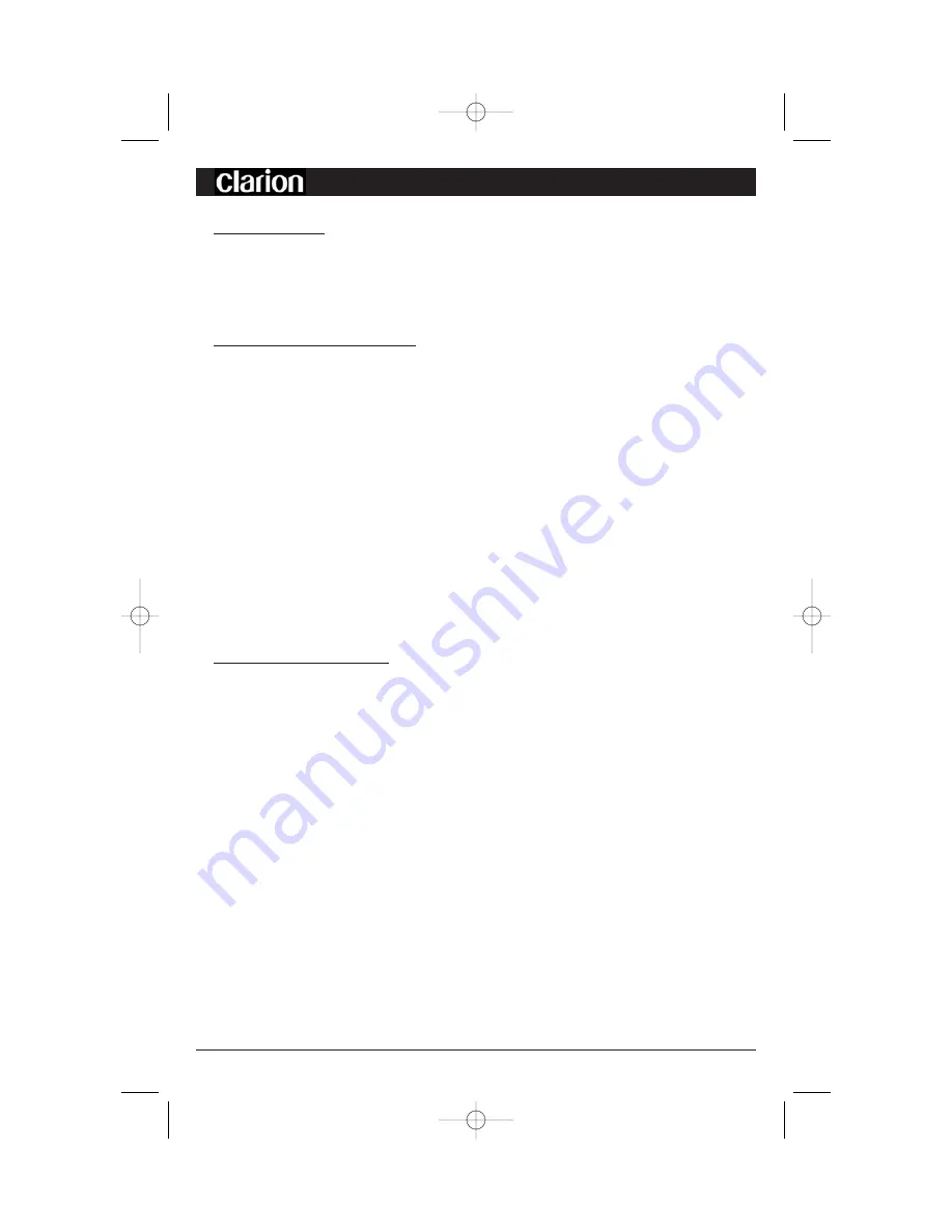 Clarion APX480M Owner'S Manual Download Page 6