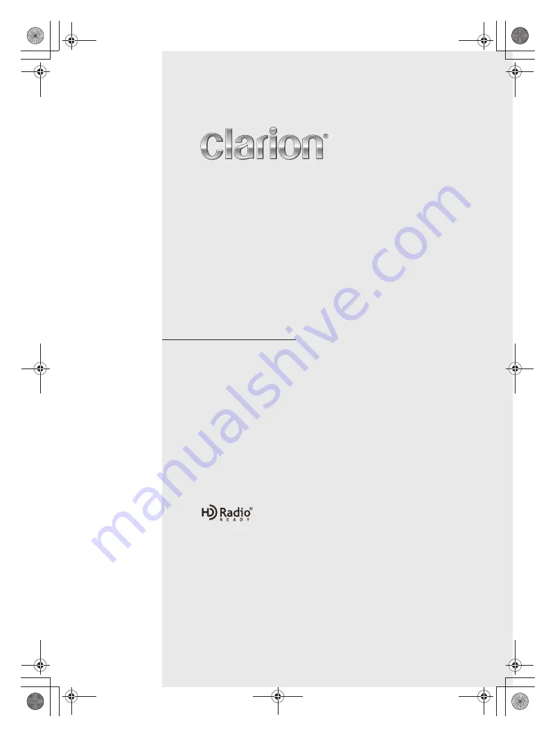 Clarion CX501 Owner'S Manual Download Page 1