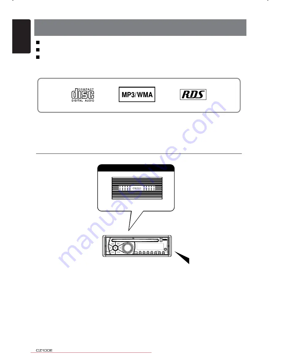 Clarion CZ100E Скачать руководство пользователя страница 3