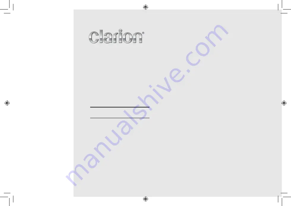 Clarion CZ102A Owner'S Manual Download Page 1