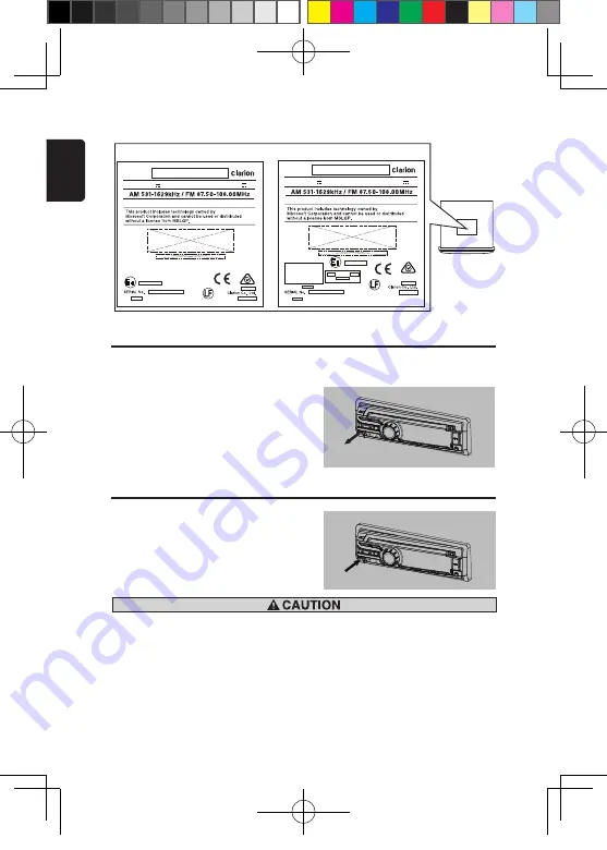 Clarion CZ21 5A Скачать руководство пользователя страница 5