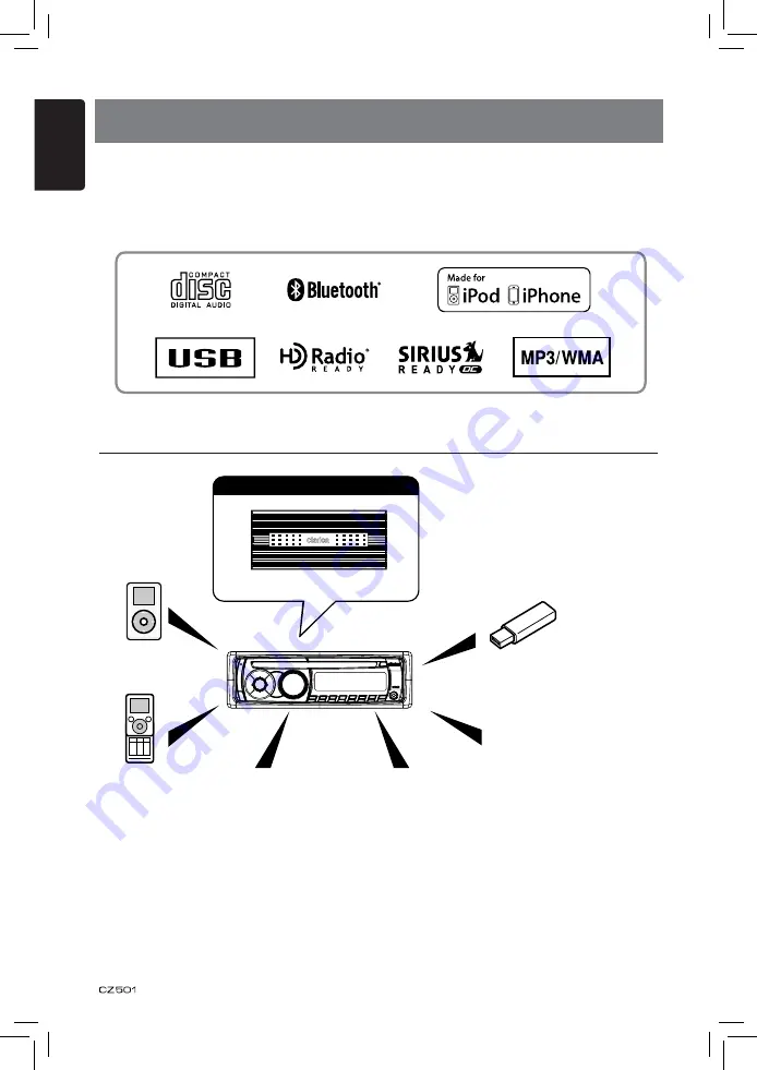 Clarion CZ501 Скачать руководство пользователя страница 4