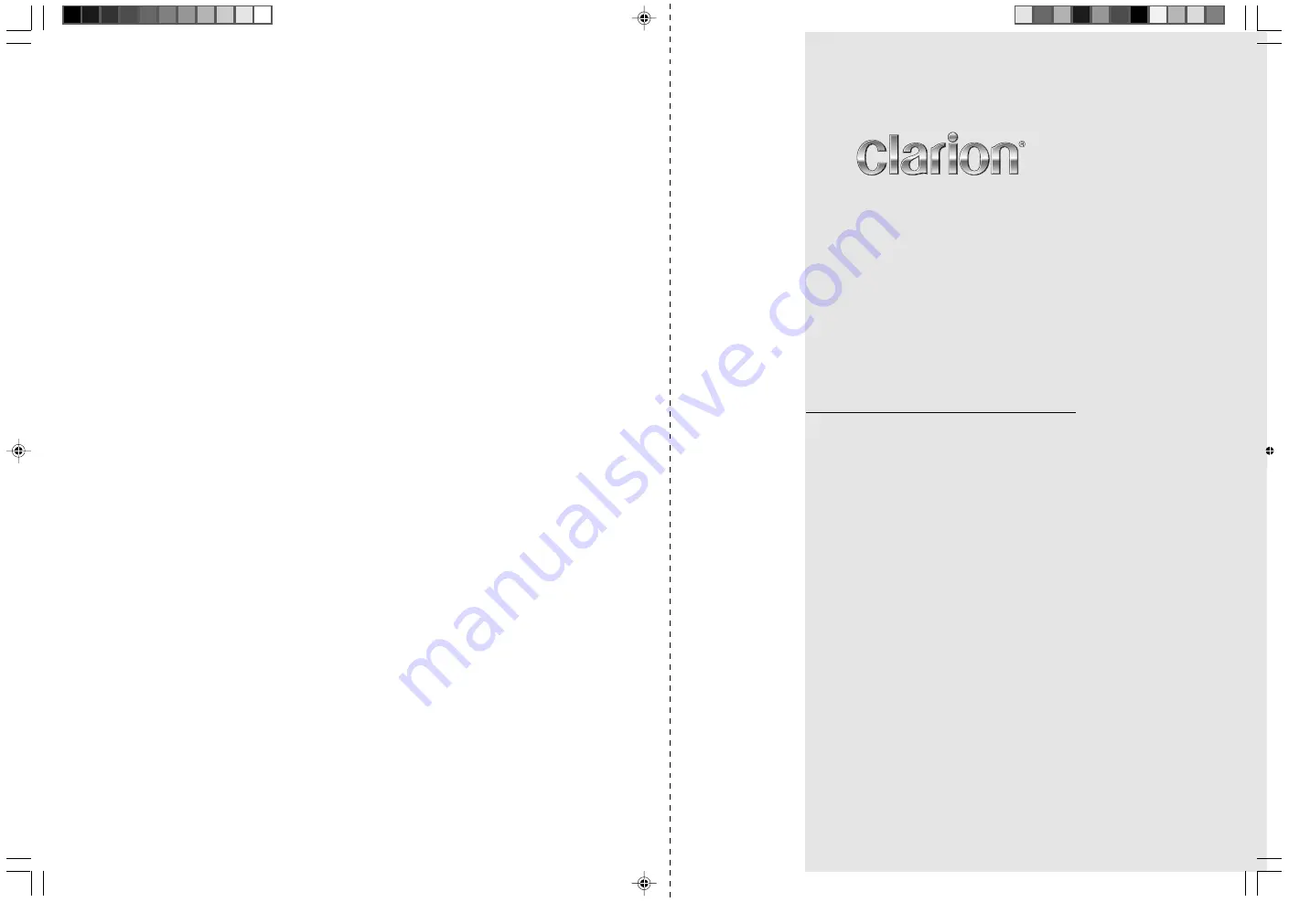 Clarion DX668RMP (French) Mode D'Emploi Download Page 1