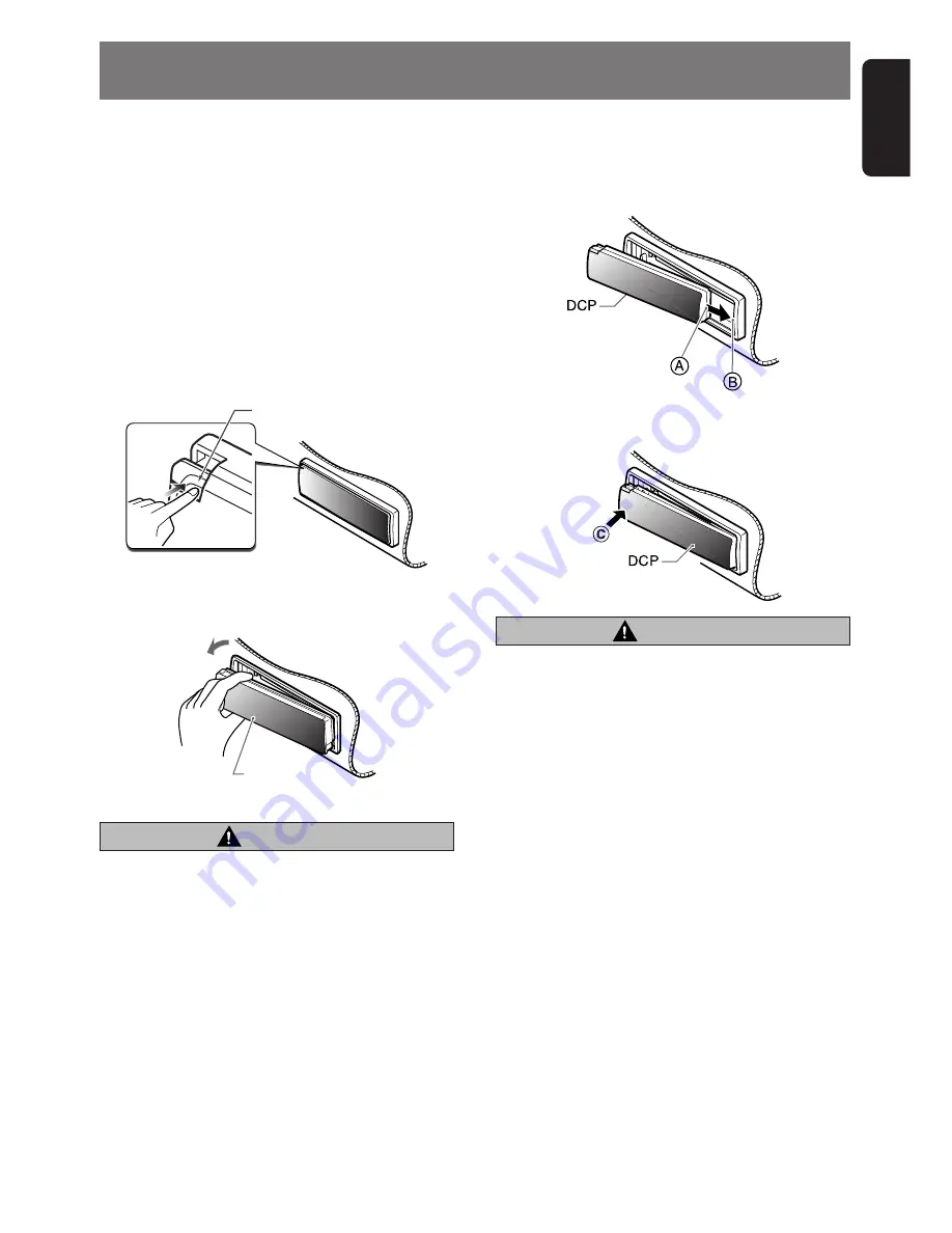 Clarion ProAudio DXZ845MC Owner'S Manual Download Page 9