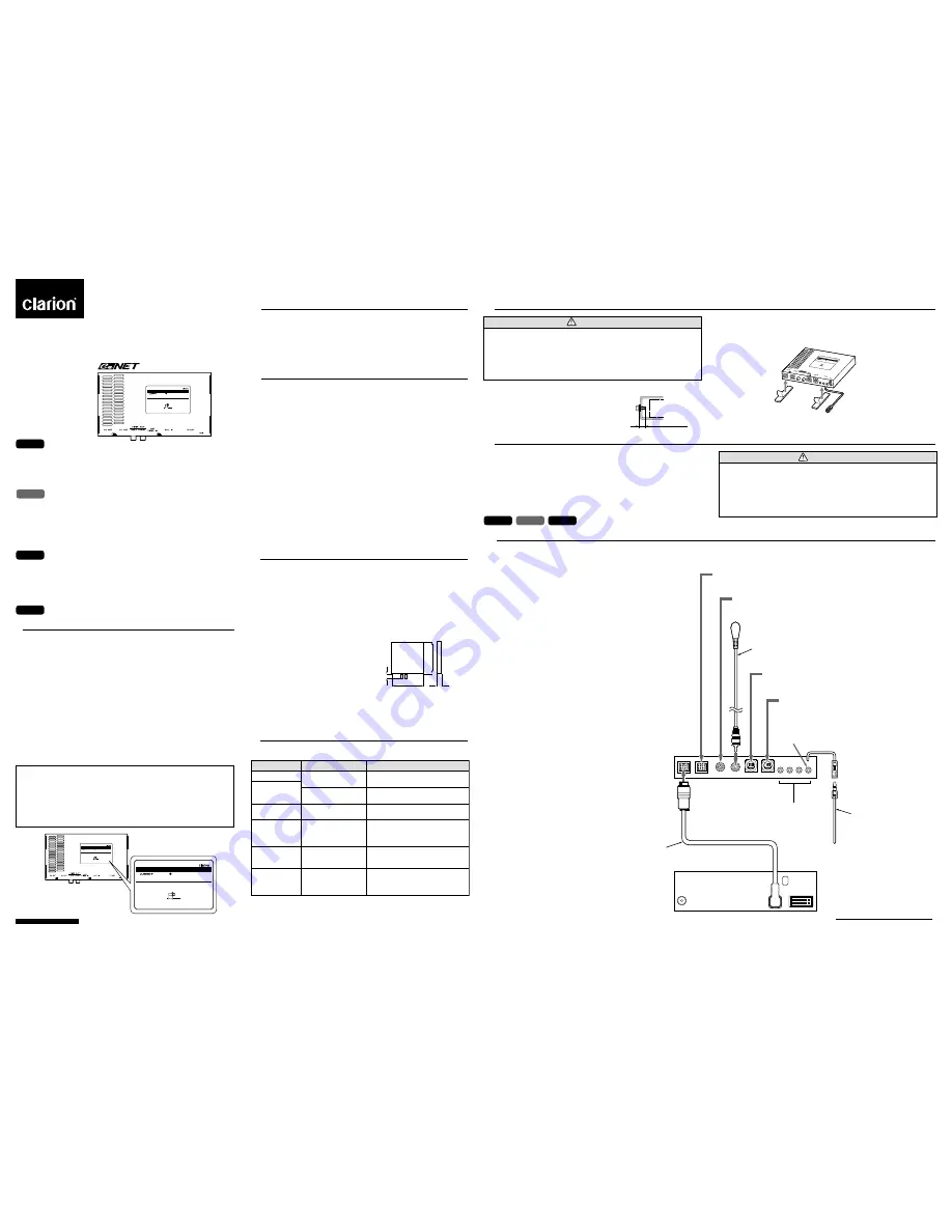 Clarion TTX7501Z Скачать руководство пользователя страница 1