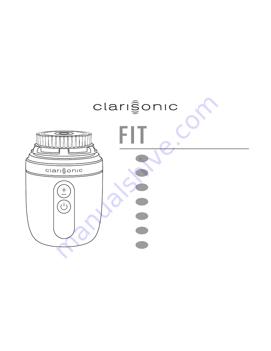 Clarisonic FIT Series Скачать руководство пользователя страница 1