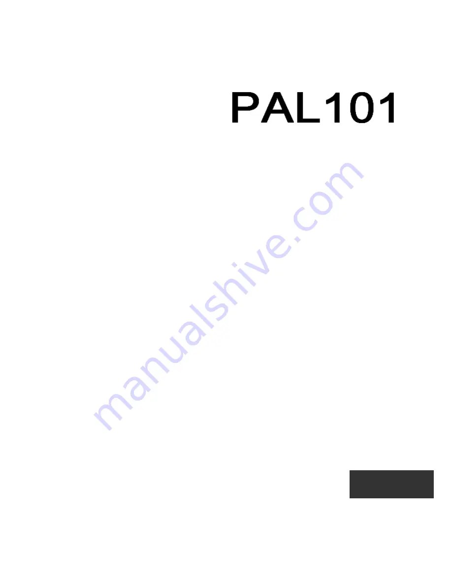 Clarity PAL101 Manual Download Page 1