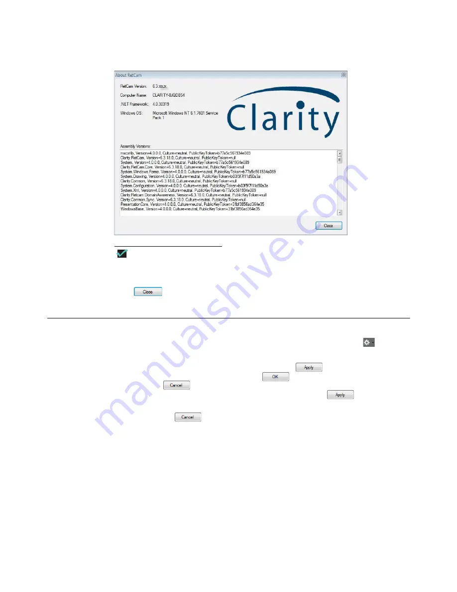 Clarity RetCam Shuttle Скачать руководство пользователя страница 127