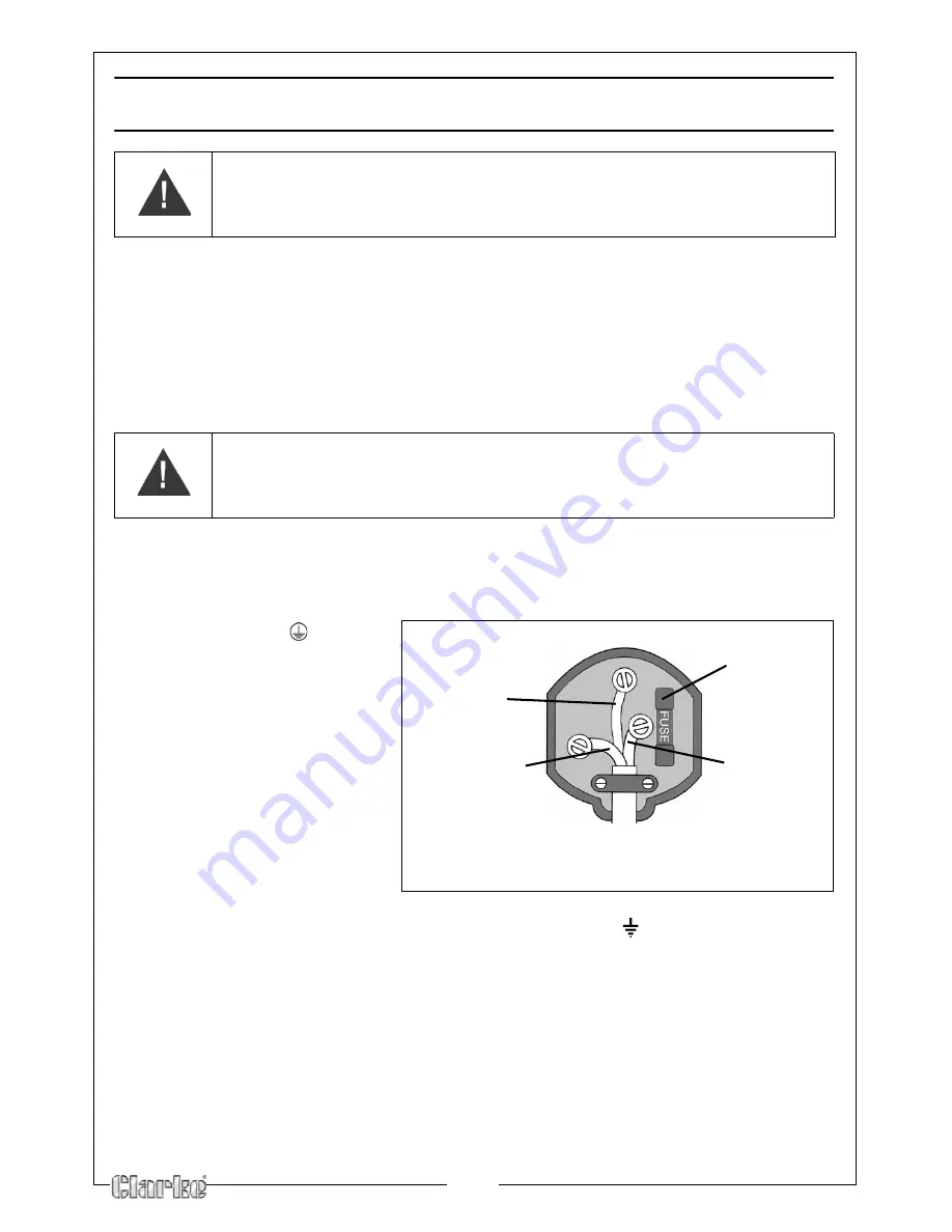 Clarke 7230560 Operation & Maintenance Instructions Manual Download Page 4