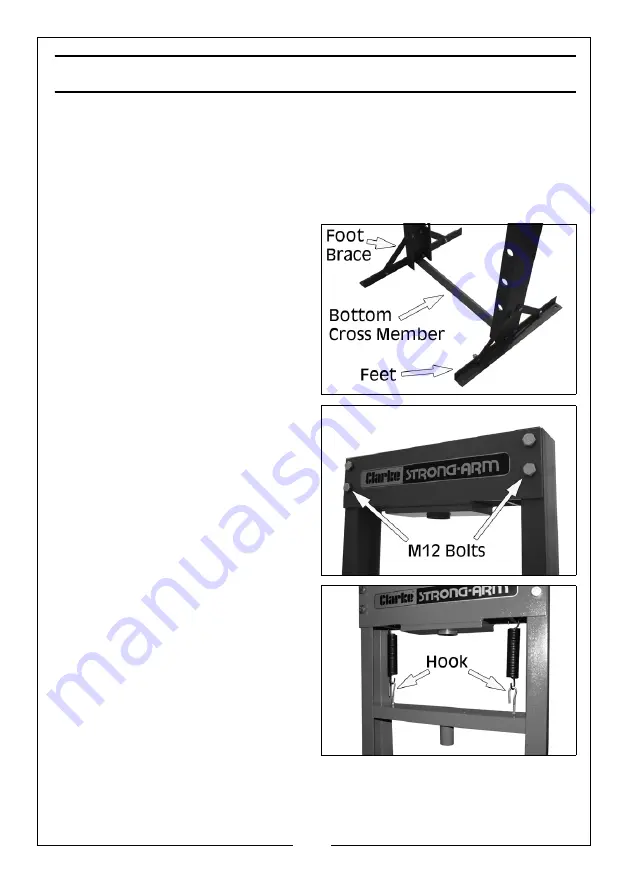 Clarke 7614052 Operation & Maintenance Instructions Manual Download Page 5