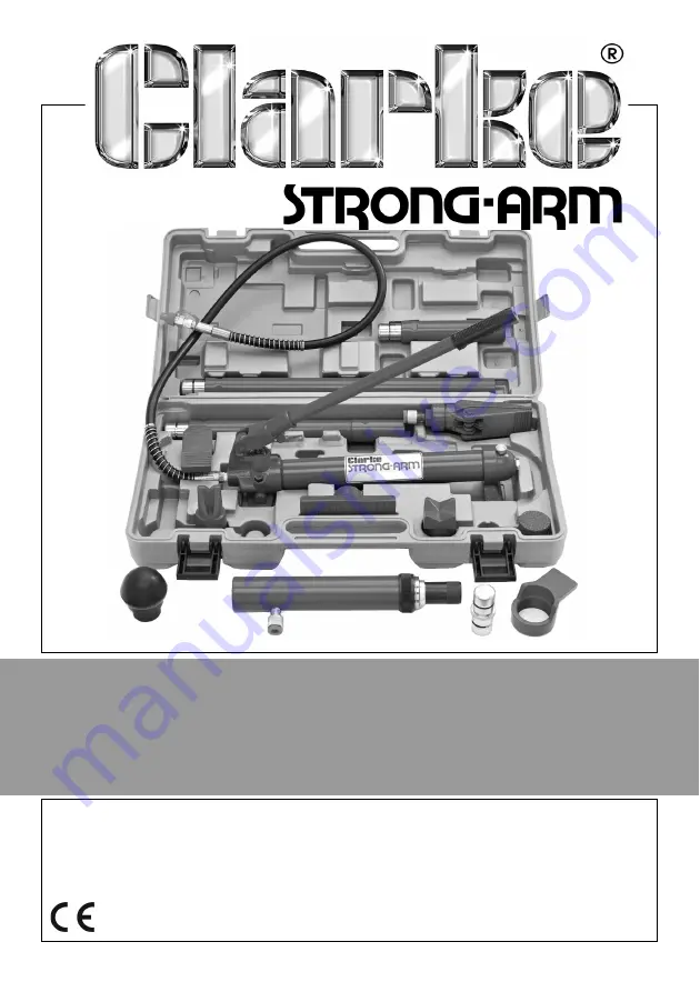 Clarke 7617000 Operation & Maintenance Instructions Manual Download Page 1