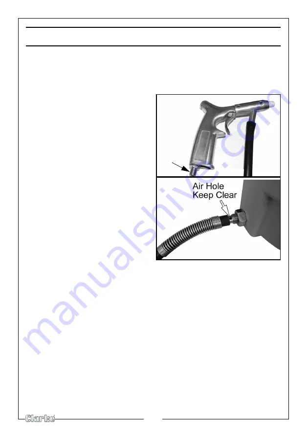 Clarke CPSB1 Operation & Maintenance Instructions Manual Download Page 5