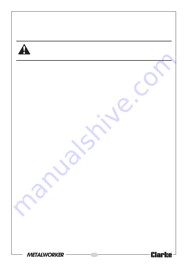 Clarke Metalworker CDP350V Operating & Maintenance Instructions Download Page 7