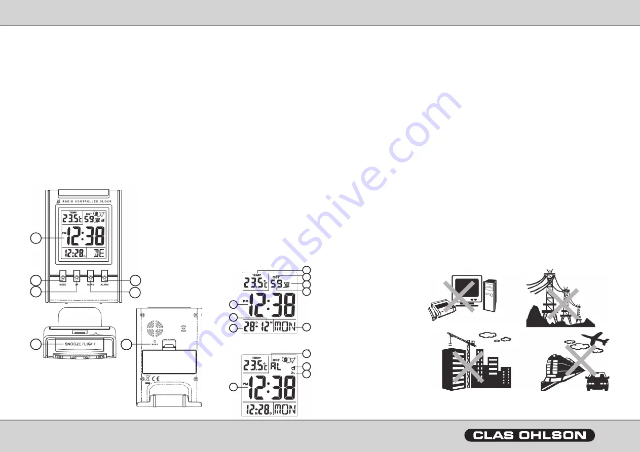 Clas Ohlson C-8172ADB Скачать руководство пользователя страница 1