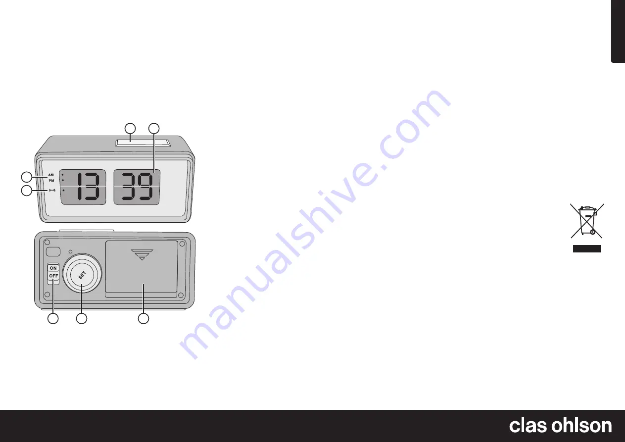 Clas Ohlson EM3529-NO RCC Instructions For Use Download Page 3