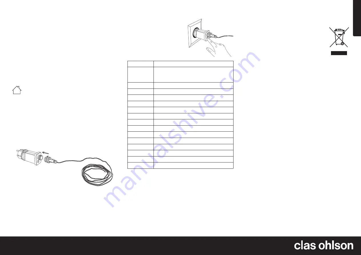 Clas Ohlson WX-C-5VLED44-80MC-1 Quick Start Manual Download Page 1