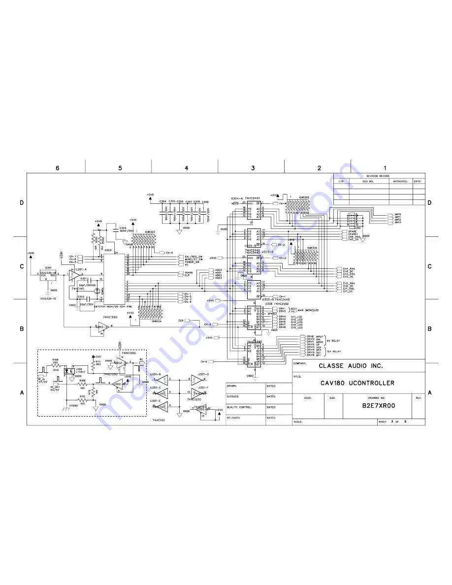 Classe Audio CAV-180 Service Manual Download Page 23