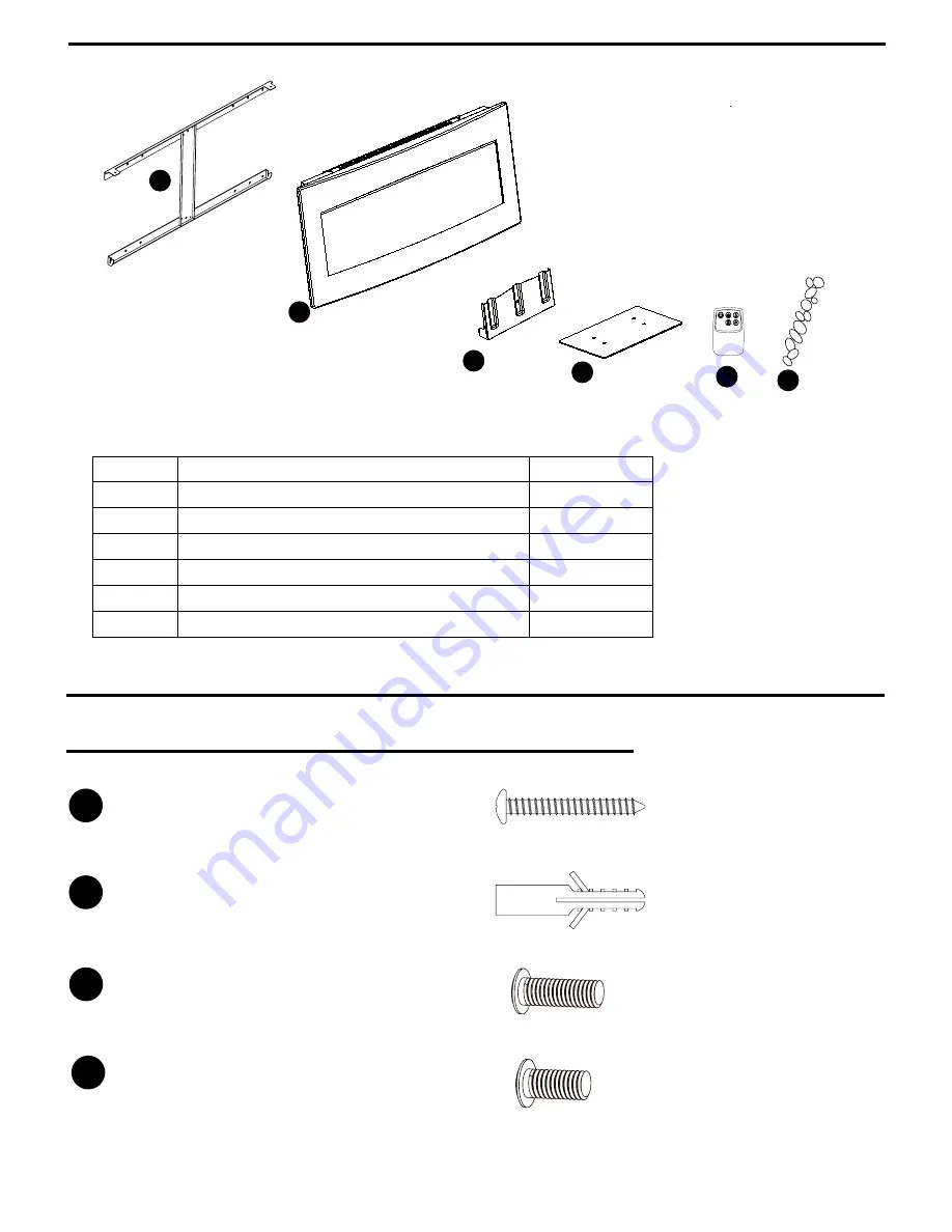 ClassicFlame 34HF600GRA Instruction Manual Download Page 6