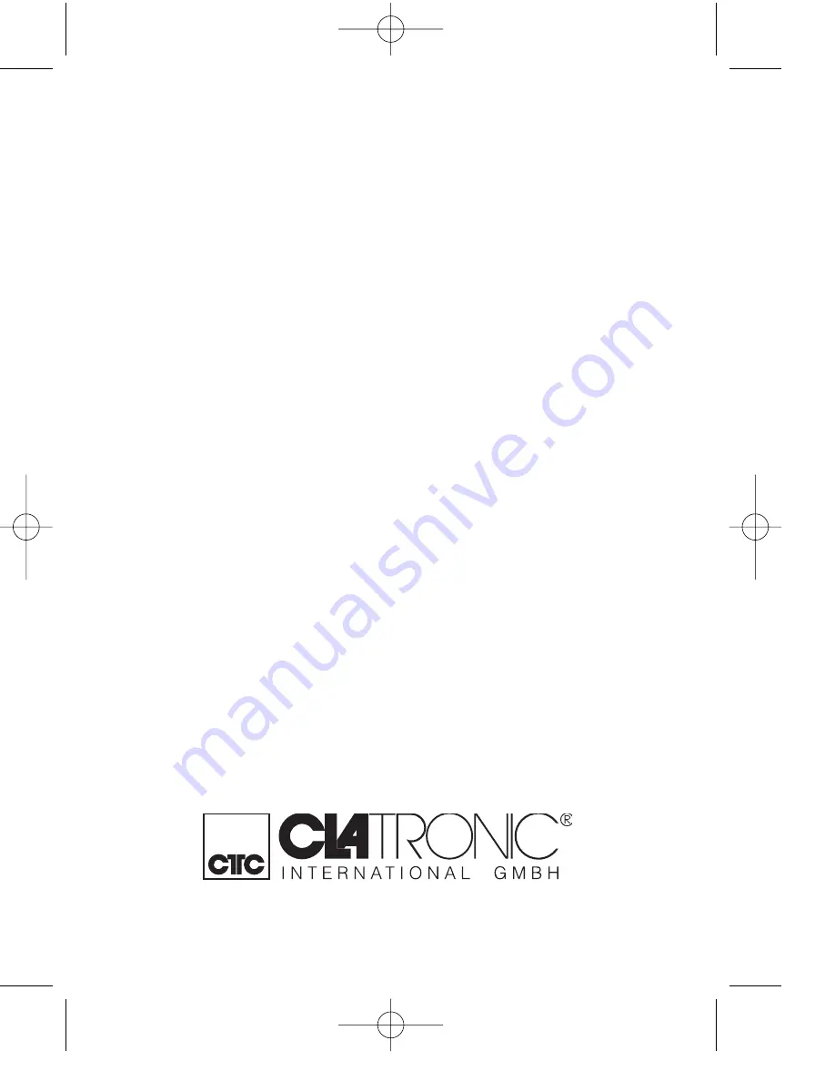 Clatronic MW 721 Instruction Manual Download Page 60