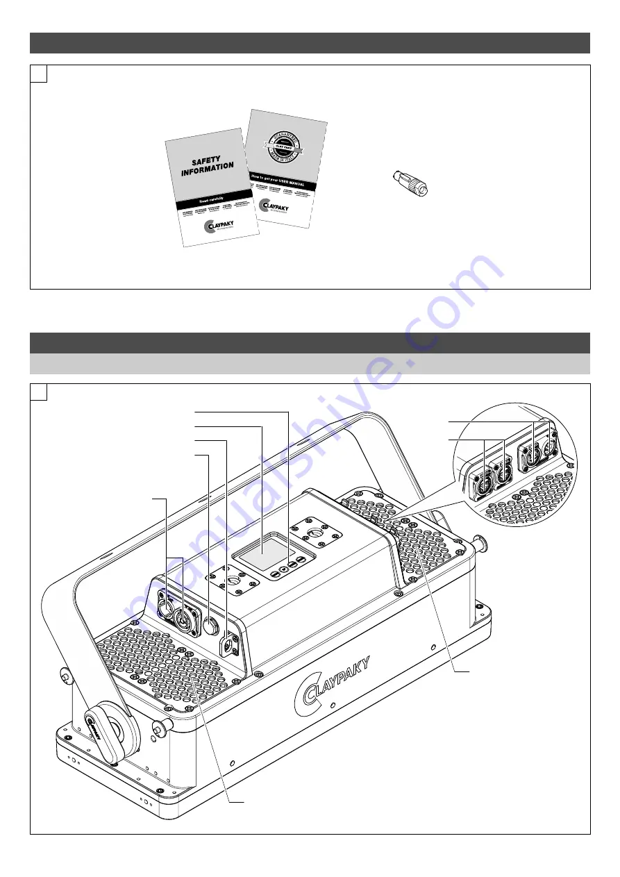 Claypaky TAMBORA FLASH CL2020 Instruction Manual Download Page 3