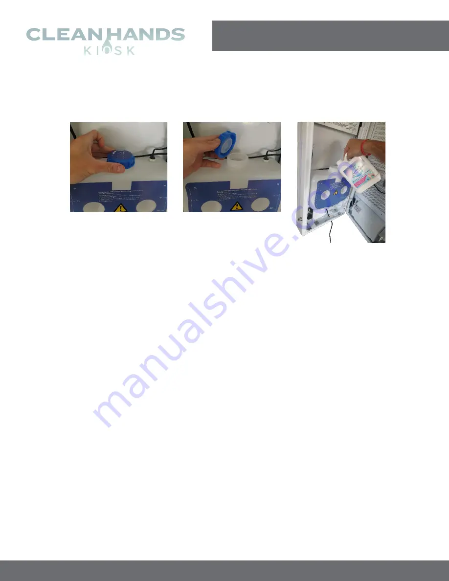 Clean Hands Kiosk CH-HSD-22F User Manual Download Page 8