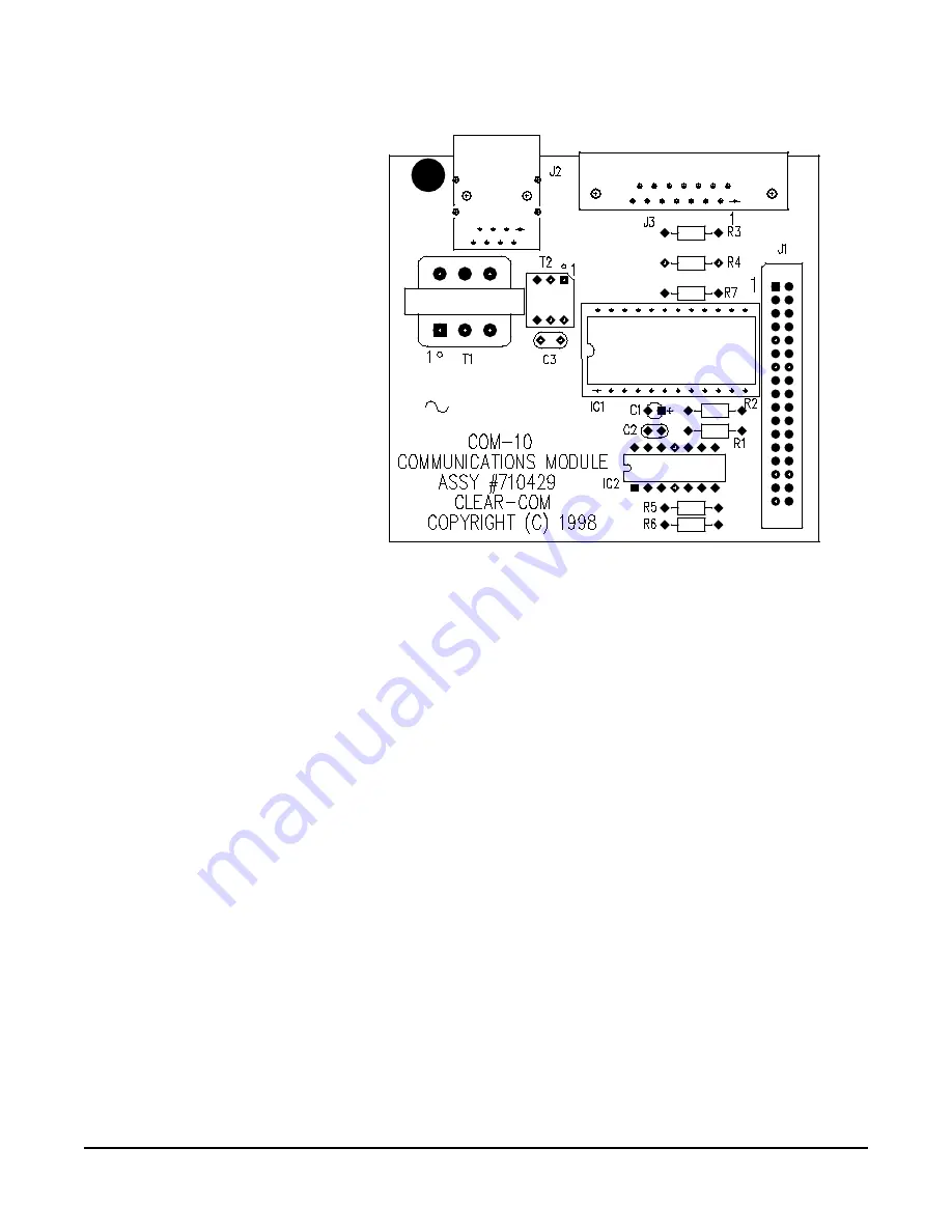 Clear-Com ICS-2003 Instruction Manual Download Page 53