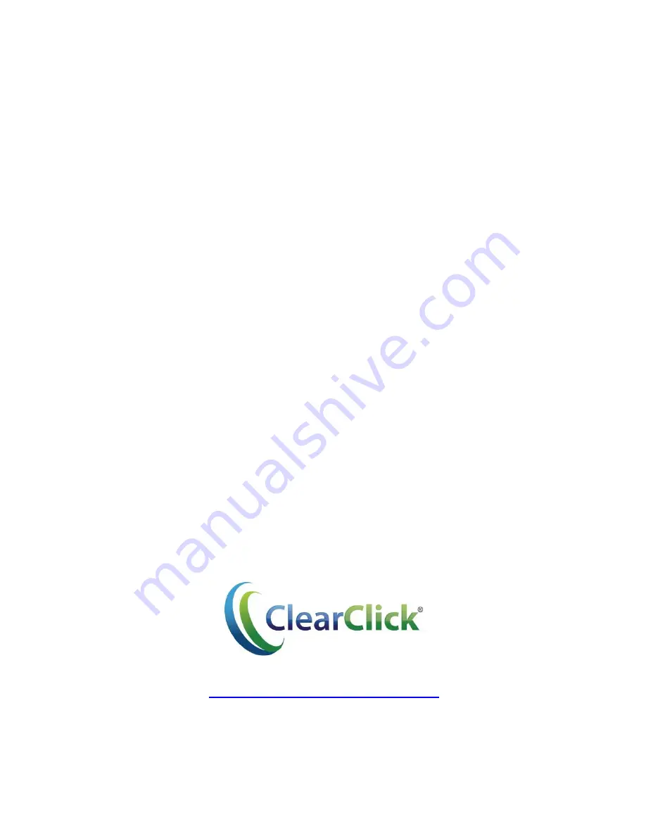 ClearClick VR44 Quick Start Manual & User Manual Download Page 8